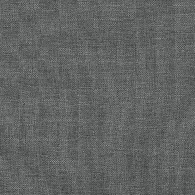Bed Frame without Mattress Dark Grey 183x203 cm King Fabric Payday Deals