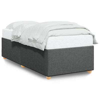 Bed Frame without Mattress Dark Grey King Single Fabric Payday Deals