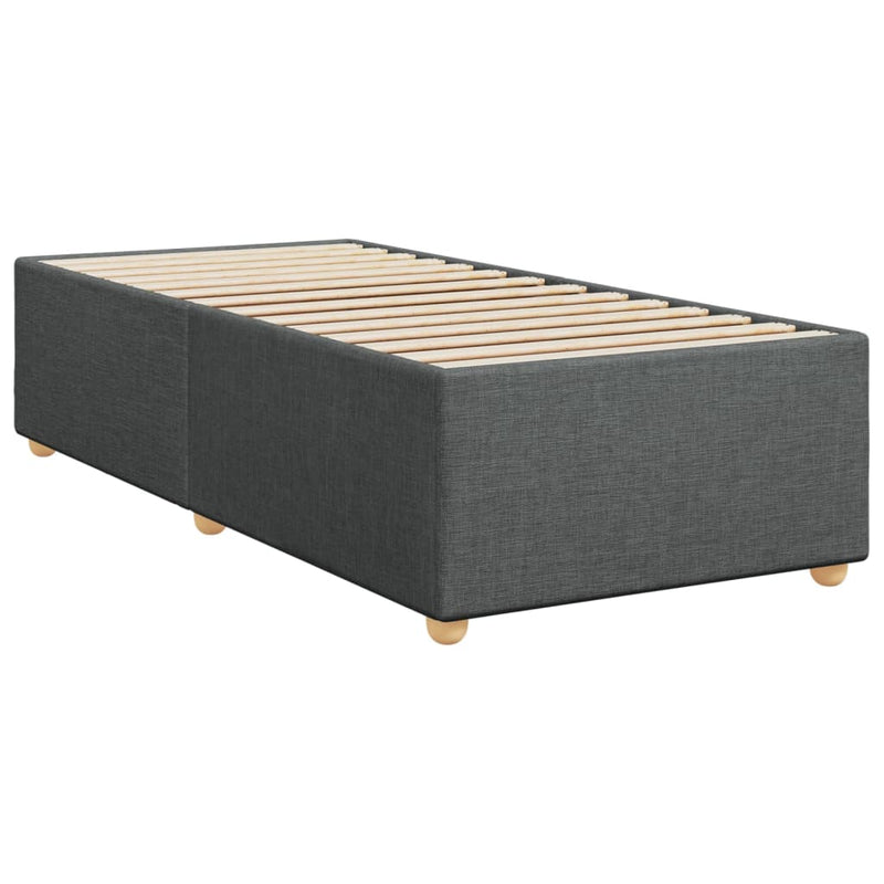 Bed Frame without Mattress Dark Grey King Single Fabric Payday Deals