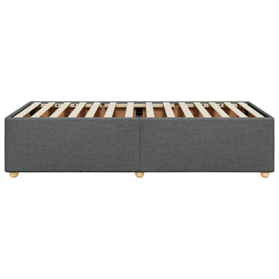 Bed Frame without Mattress Dark Grey King Single Fabric Payday Deals