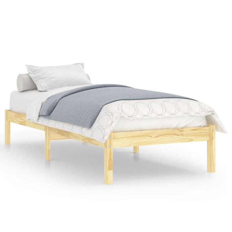 Bed Frame without Mattress Solid Wood 90x190 cm Payday Deals