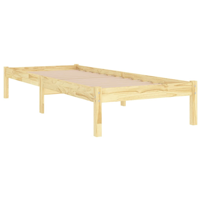Bed Frame without Mattress Solid Wood 90x190 cm Payday Deals