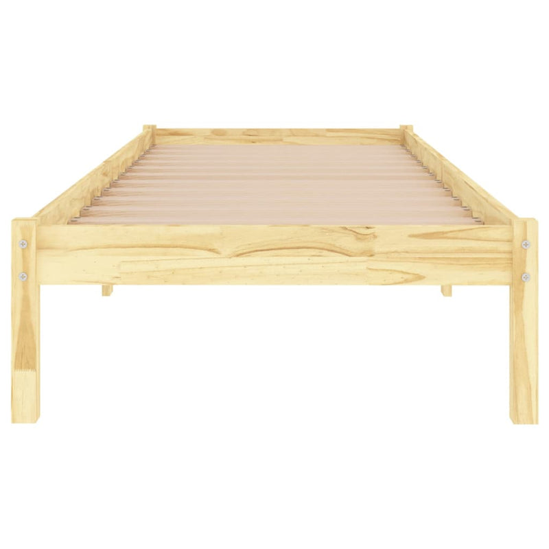 Bed Frame without Mattress Solid Wood 90x190 cm Payday Deals
