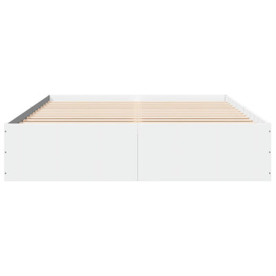 Bed Frame without Mattress White 150x200 cm Payday Deals