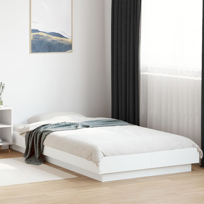 Bed Frame without Mattress White 90x190 cm Payday Deals