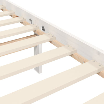 Bed Frame without Mattress White 90x190 cm Solid Wood Pine Payday Deals