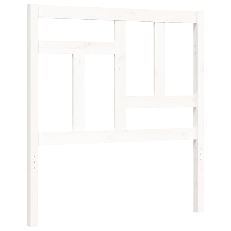 Bed Frame without Mattress White 90x190 cm Solid Wood Pine Payday Deals