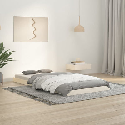 Bed Frame without Mattress White 90x190 cm Solid Wood Pine Payday Deals
