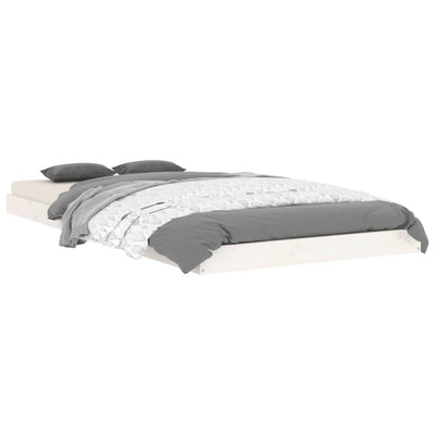 Bed Frame without Mattress White 90x190 cm Solid Wood Pine Payday Deals