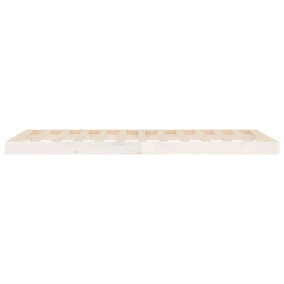 Bed Frame without Mattress White 90x190 cm Solid Wood Pine Payday Deals