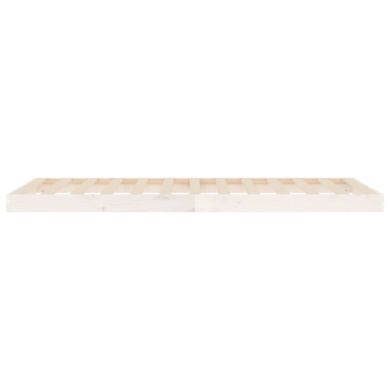 Bed Frame without Mattress White 90x190 cm Solid Wood Pine Payday Deals