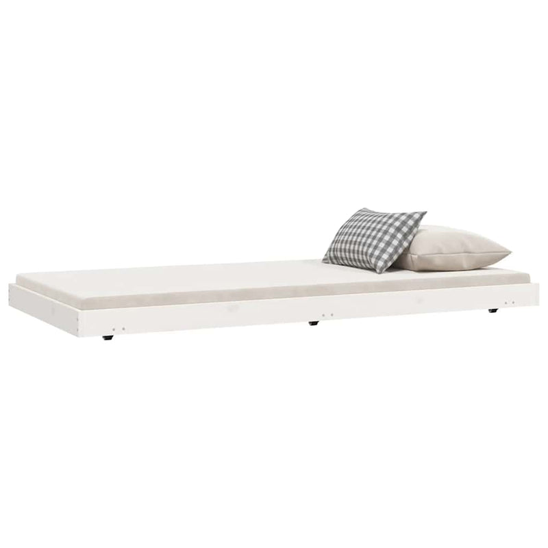 Bed Frame without Mattress White 90x190 cm Solid Wood Pine Payday Deals
