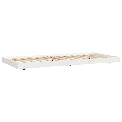 Bed Frame without Mattress White 90x190 cm Solid Wood Pine Payday Deals