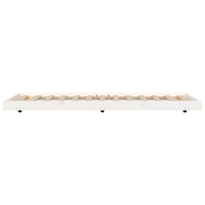 Bed Frame without Mattress White 90x190 cm Solid Wood Pine Payday Deals