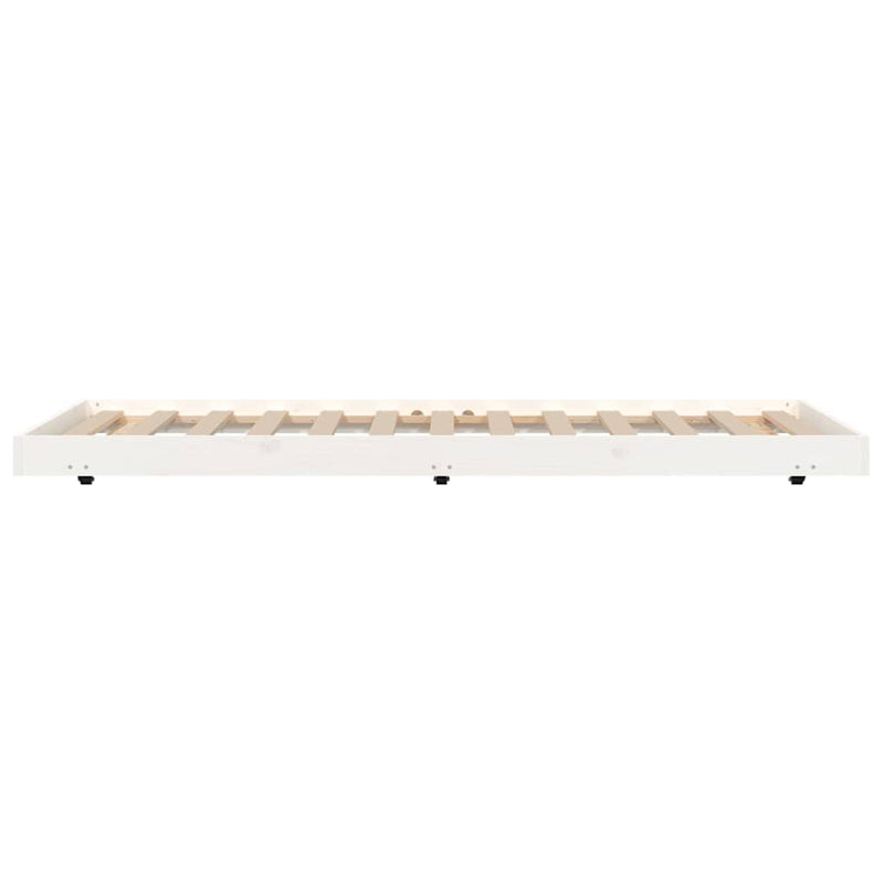 Bed Frame without Mattress White 90x190 cm Solid Wood Pine Payday Deals