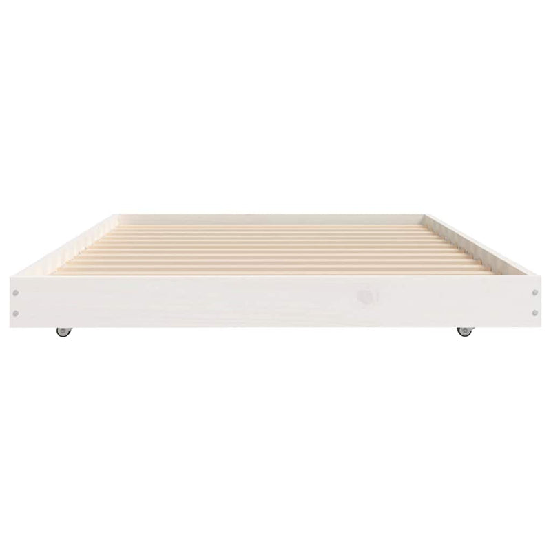 Bed Frame without Mattress White 90x190 cm Solid Wood Pine Payday Deals