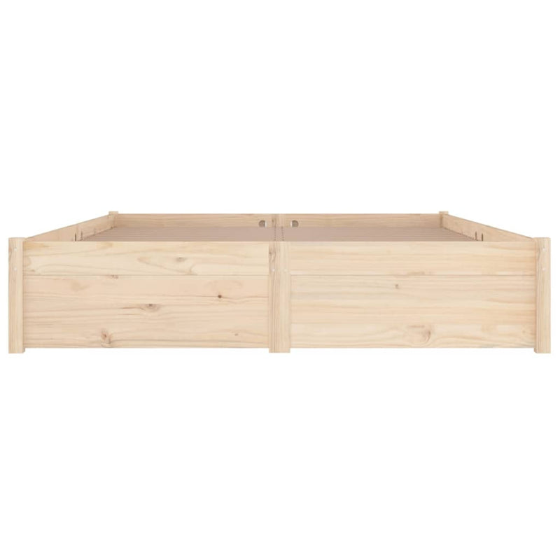 Bed Frame without Mattress with Drawers 135x190 cm Payday Deals