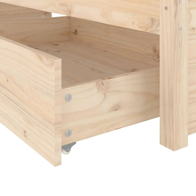 Bed Frame without Mattress with Drawers 135x190 cm Payday Deals