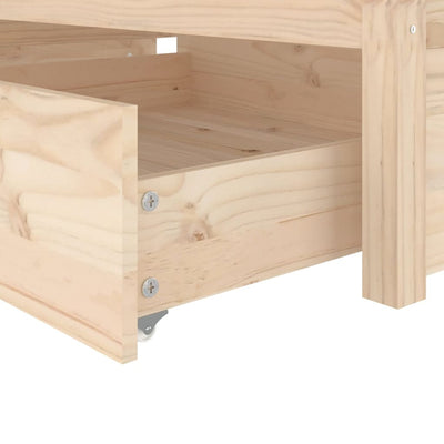 Bed Frame without Mattress with Drawers 90x190 cm Payday Deals