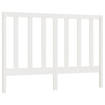 Bed Headboard White 141 cm Solid Wood Pine Payday Deals