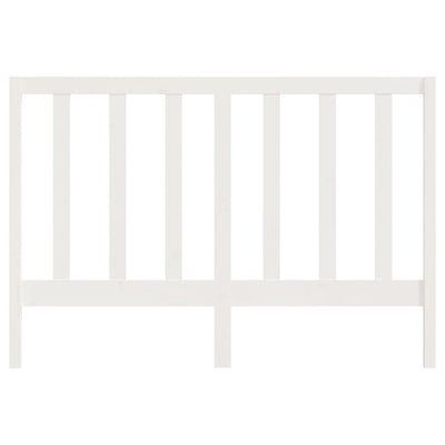 Bed Headboard White 141 cm Solid Wood Pine Payday Deals