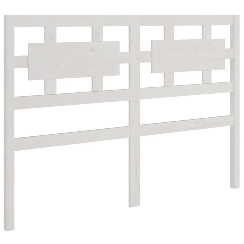 Bed Headboard White 155.5 cm Solid Wood Pine Payday Deals