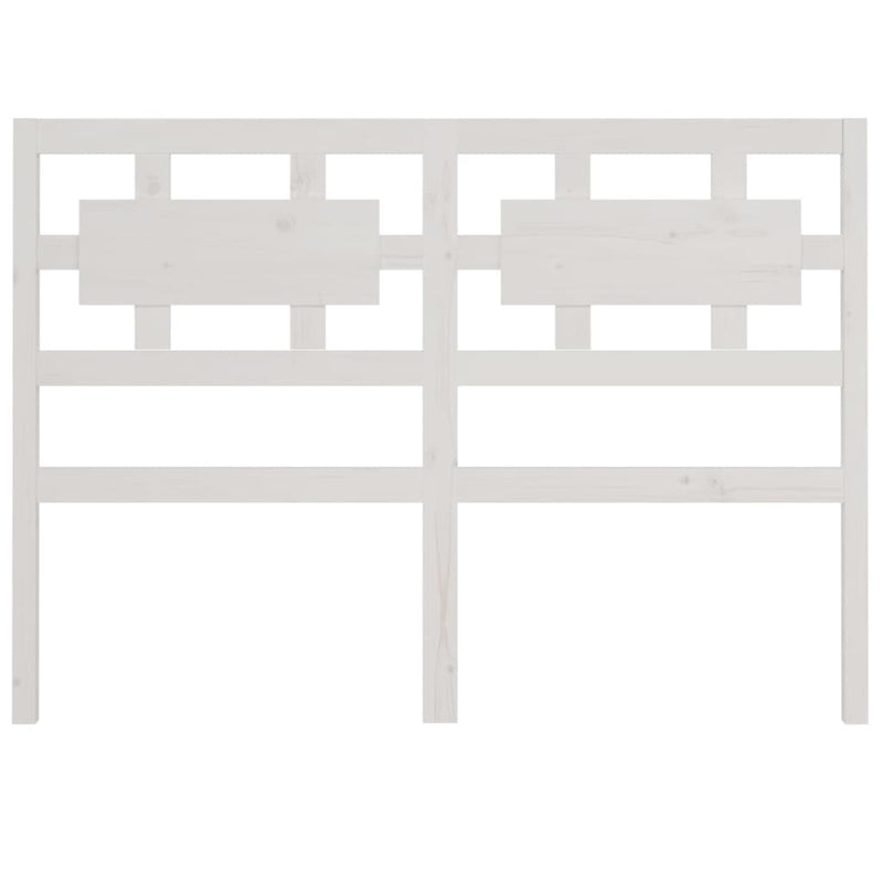 Bed Headboard White 155.5 cm Solid Wood Pine Payday Deals