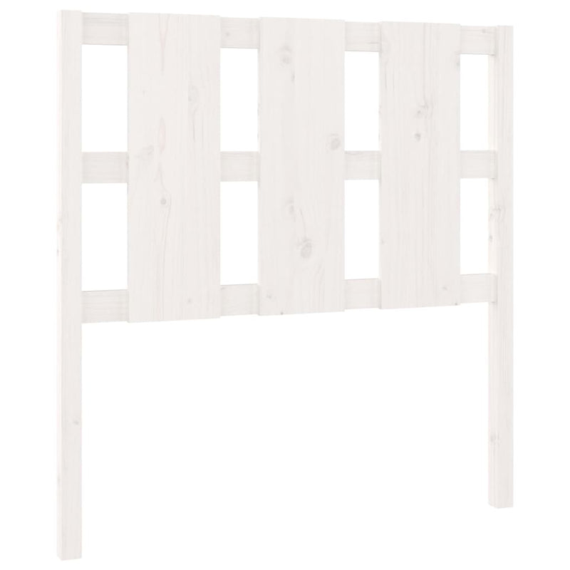 Bed Headboard White 95.5 cm Solid Wood Pine Payday Deals