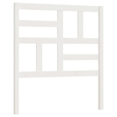 Bed Headboard White 96 cm Solid Wood Pine Payday Deals
