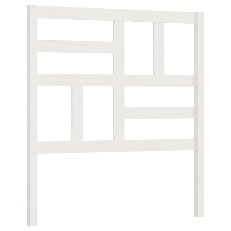 Bed Headboard White 96 cm Solid Wood Pine Payday Deals