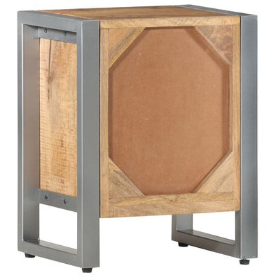 Bedside Cabinet 40x30x50 cm Rough Mango Wood Payday Deals