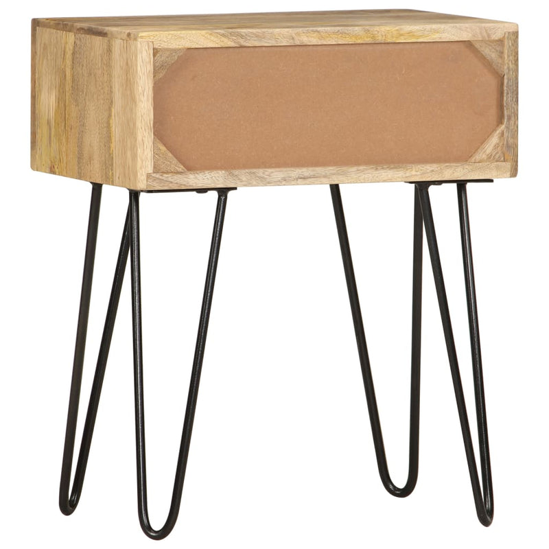 Bedside Cabinet 40x30x50 cm Solid Mango Wood Payday Deals