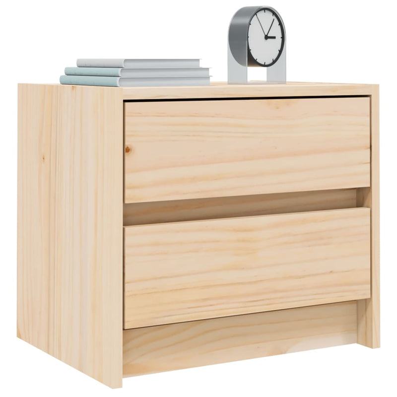 Bedside Cabinet 40x31x35.5 cm Solid Wood Pine Payday Deals