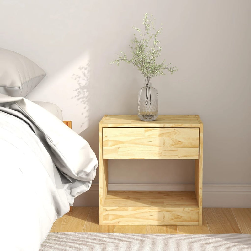 Bedside Cabinet 40x31x40 cm Solid Pinewood Payday Deals