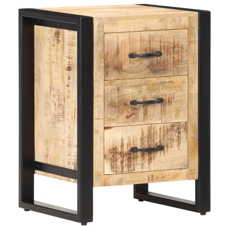 Bedside Cabinet 40x35x55 cm Solid Mango Wood Payday Deals
