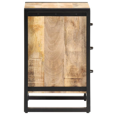 Bedside Cabinet 40x35x55 cm Solid Mango Wood Payday Deals