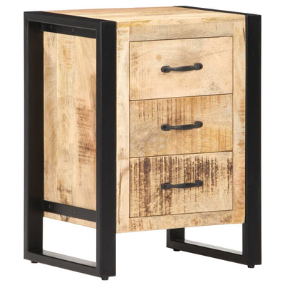 Bedside Cabinet 40x35x55 cm Solid Mango Wood Payday Deals