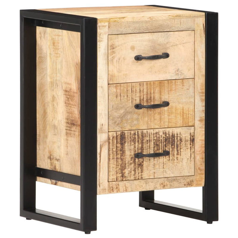 Bedside Cabinet 40x35x55 cm Solid Mango Wood Payday Deals