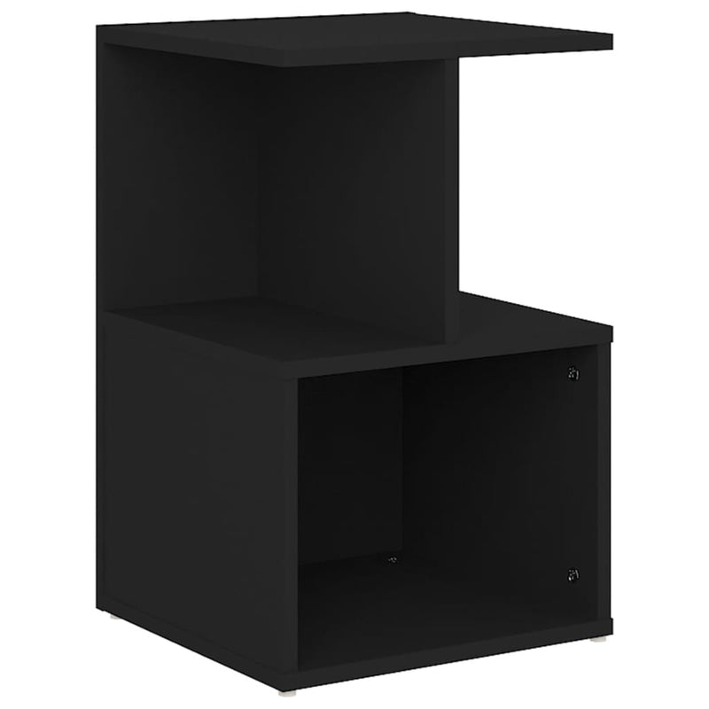 Bedside Cabinet Black 35x35x55 cm Engineered Wood Payday Deals