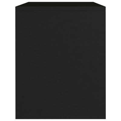 Bedside Cabinet Black 40x30x40 cm Engineered Wood Payday Deals