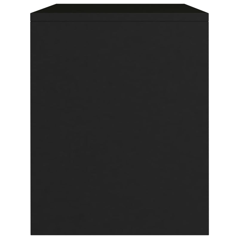 Bedside Cabinet Black 40x30x40 cm Engineered Wood Payday Deals