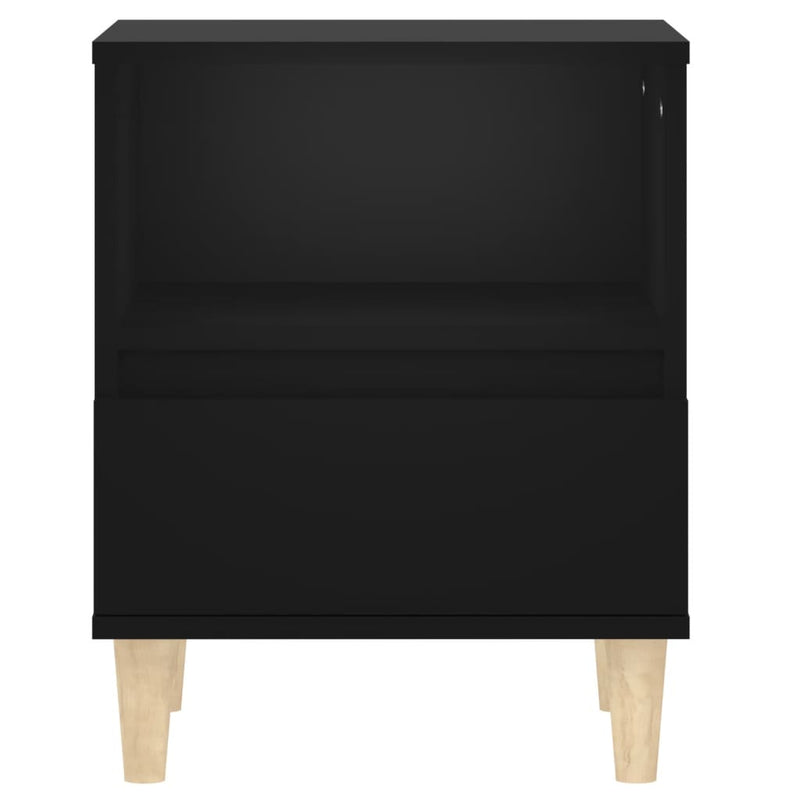 Bedside Cabinet Black 40x35x50 cm Payday Deals