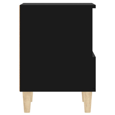 Bedside Cabinet Black 40x35x50 cm Payday Deals