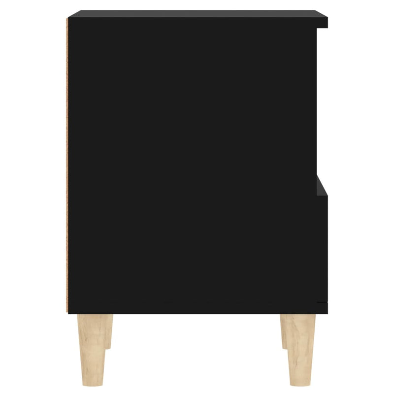 Bedside Cabinet Black 40x35x50 cm Payday Deals
