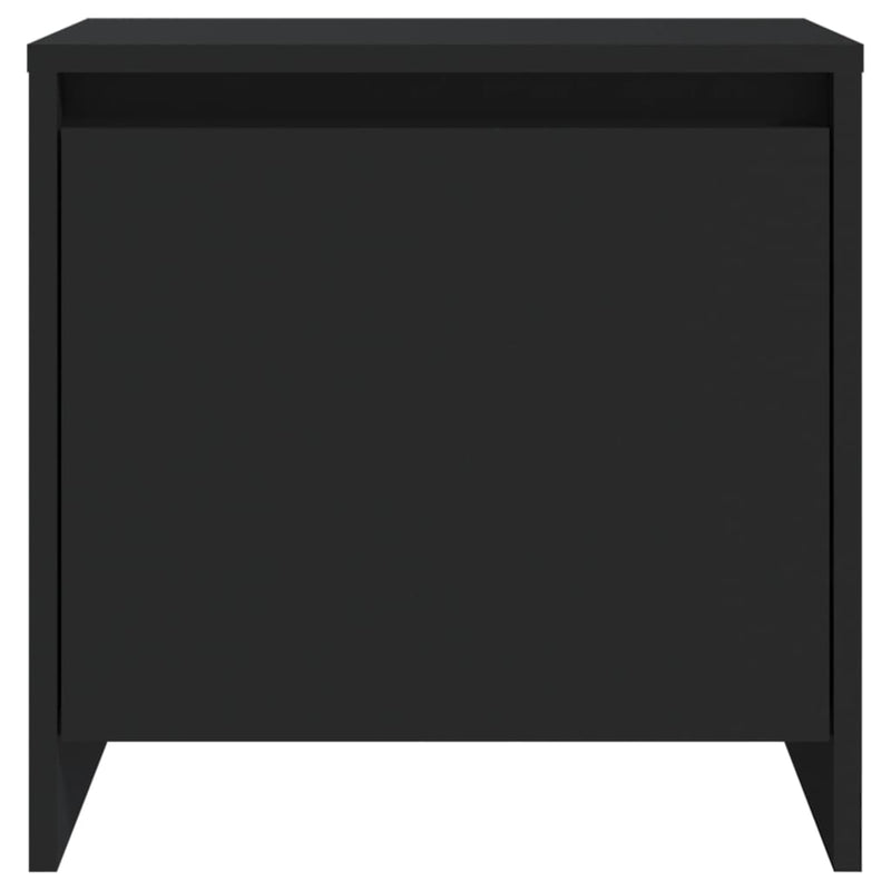 Bedside Cabinet Black 45x34x44.5 cm Engineered Wood Payday Deals