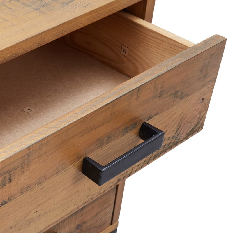 Bedside Cabinet Brown 40x30x55 cm Solid Pinewood Payday Deals