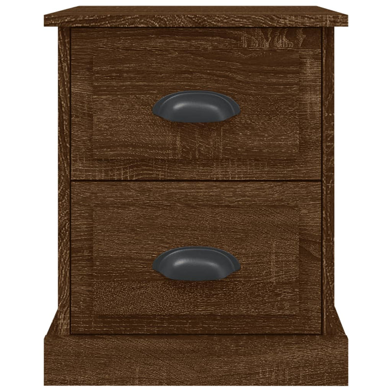 Bedside Cabinet Brown Oak 39x39x47.5 cm Engineered Wood Payday Deals