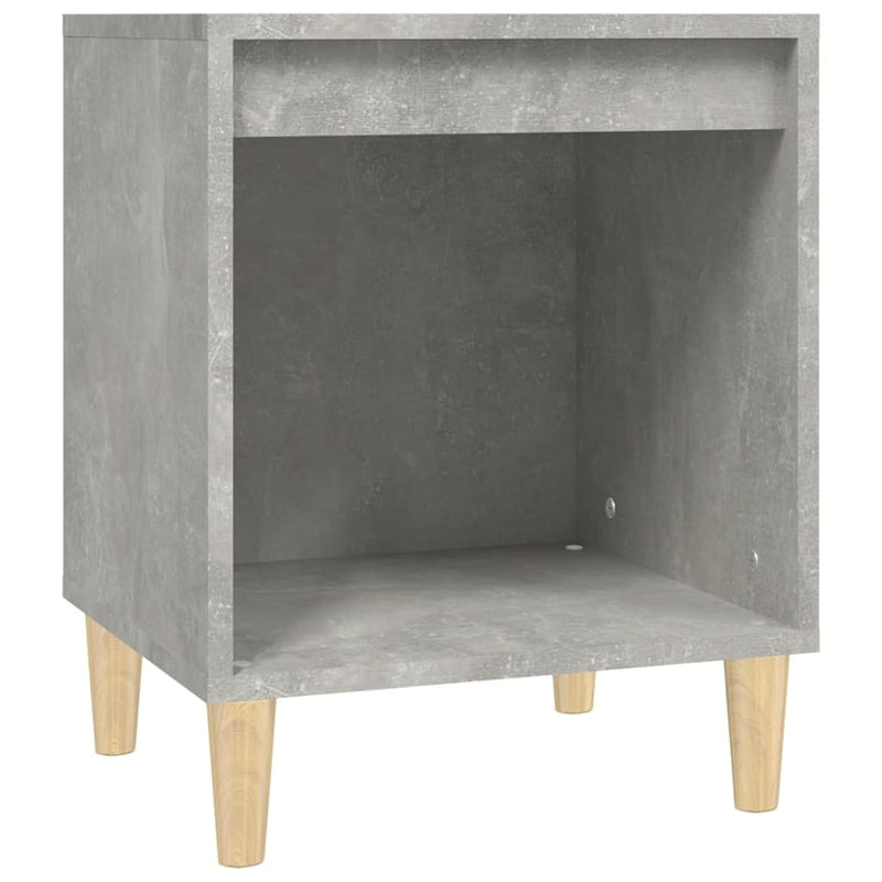 Bedside Cabinet Concrete Grey 40x35x50 cm Payday Deals