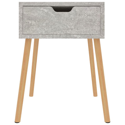 Bedside Cabinet Concrete Grey 40x40x56 cm Engineered Wood Payday Deals