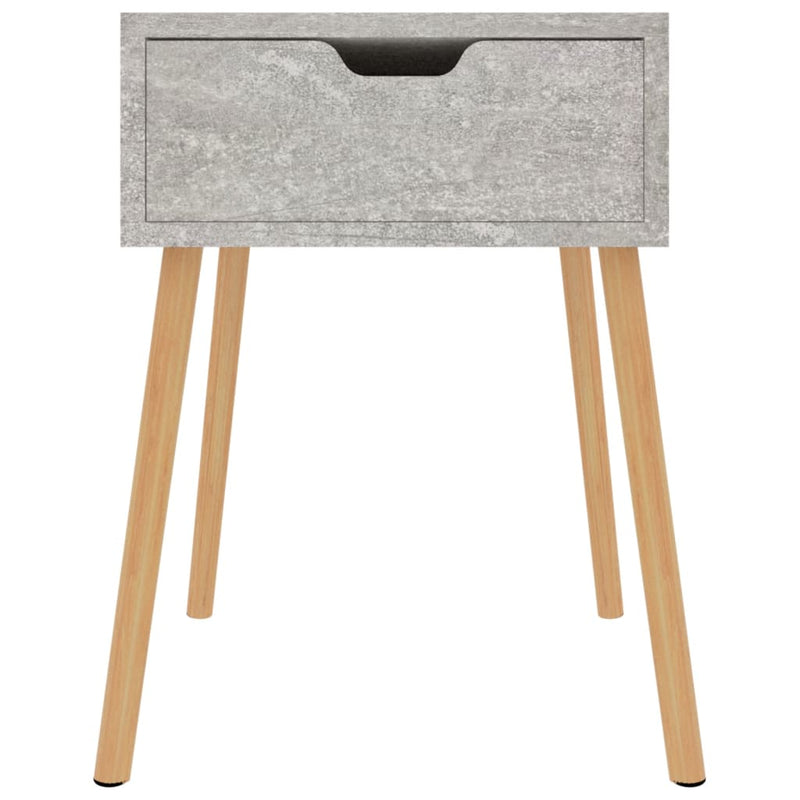 Bedside Cabinet Concrete Grey 40x40x56 cm Engineered Wood Payday Deals